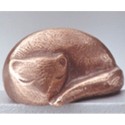 Statueta bronz "Pisica somnoroasa"