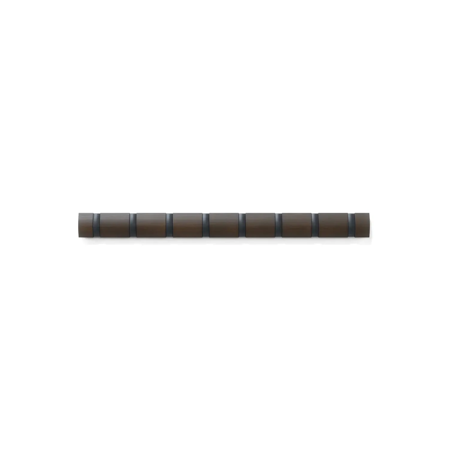 Cuier cu 8 carlige rabatabile Umbra Flip negru