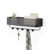 Cuier cu organizer Umbra Estique Dark