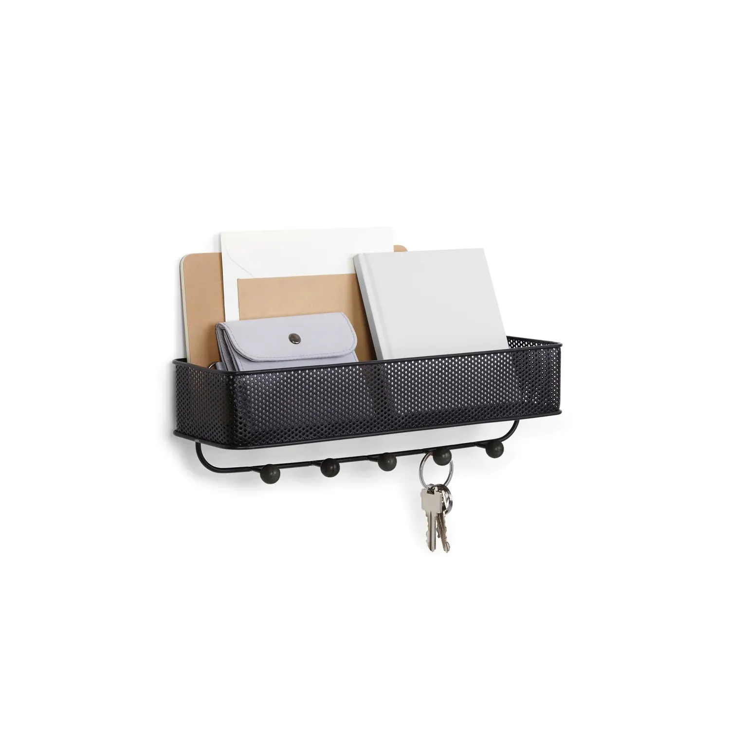 Cuier cu organizer Umbra Estique Dark