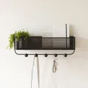 Cuier cu organizer Umbra Estique Dark