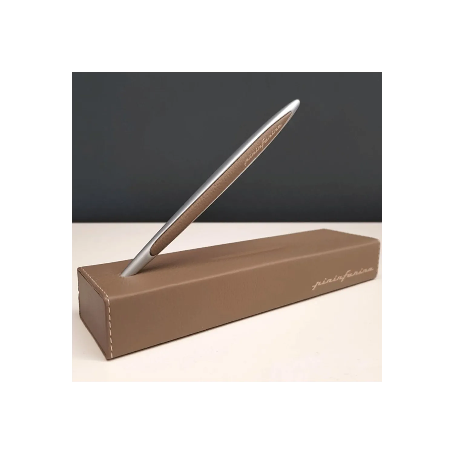Creion interminabil Pininfarina Cambiano Leather Mud