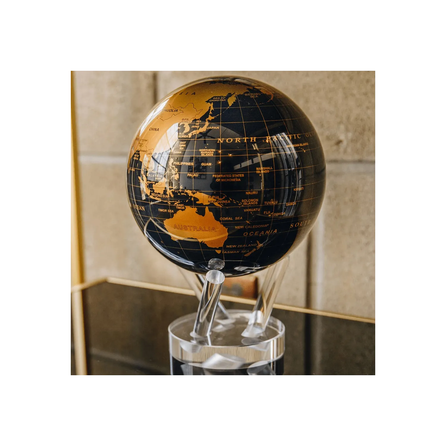 Glob pamantesc solar rotativ Mova Black Gold XL