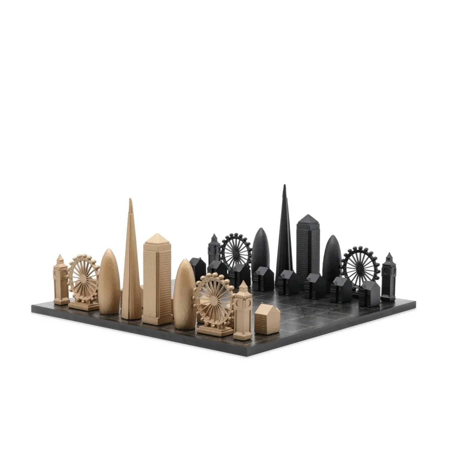 Joc de sah Skyline London Luxury Bronze