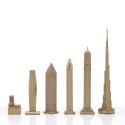 Joc de sah Skyline Dubai Luxury Bronze