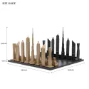 Joc de sah Skyline Dubai Luxury Bronze