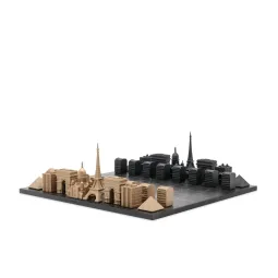 Joc de sah Skyline Paris Luxury Bronze