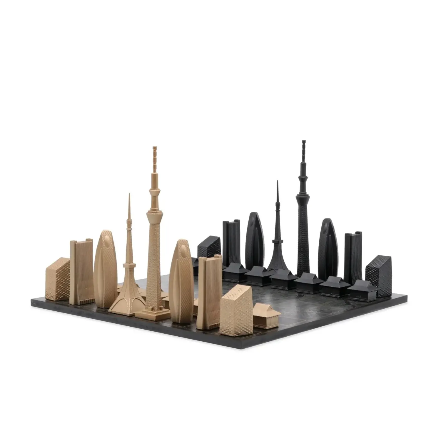 Joc de sah Skyline Tokyo Luxury Bronze