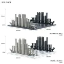 Joc de sah Skyline Singapore Premium Marble