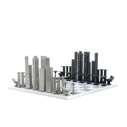 Joc de sah Skyline Singapore Premium Marble