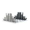 Joc de sah Skyline Singapore Premium Marble
