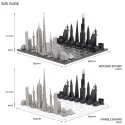 Joc de sah Skyline World Premium Marble