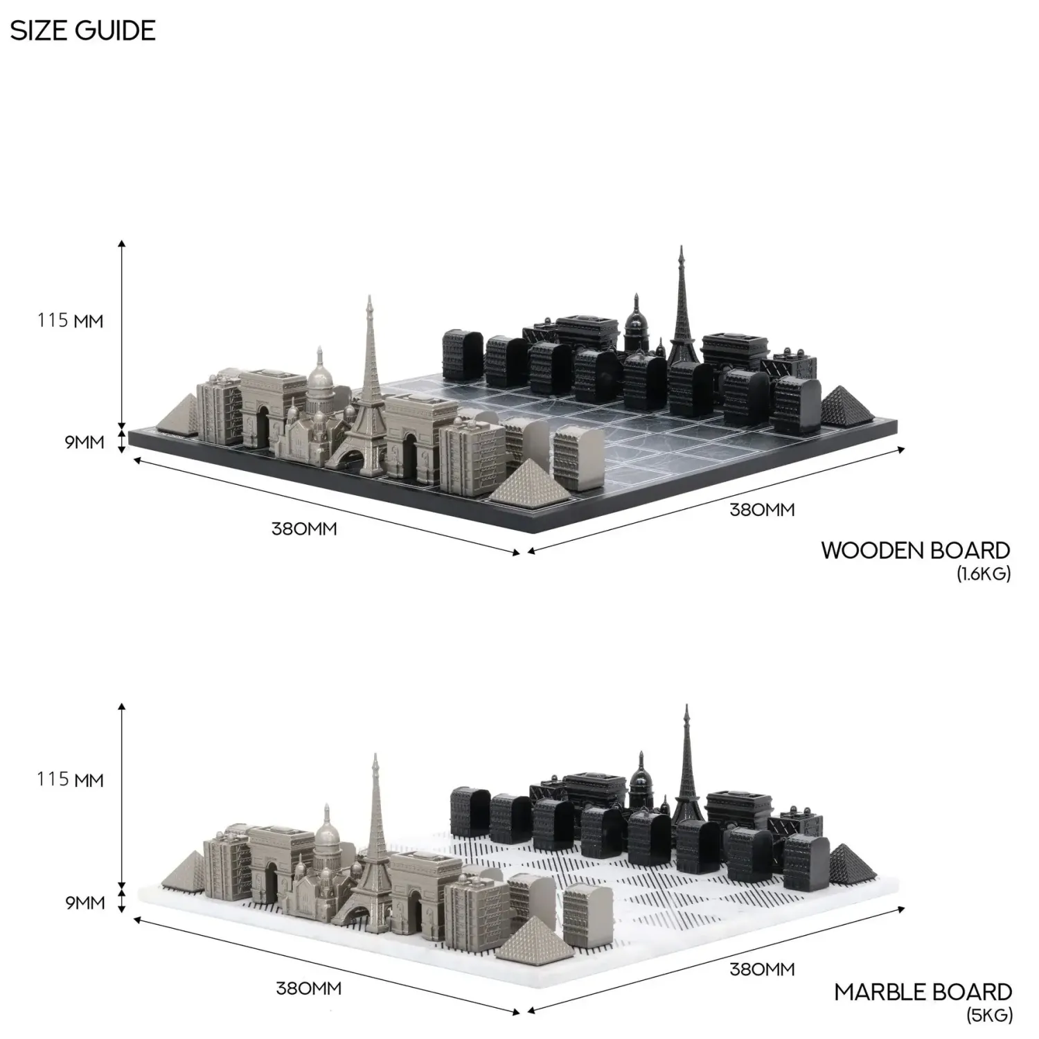 Joc de sah Skyline Paris