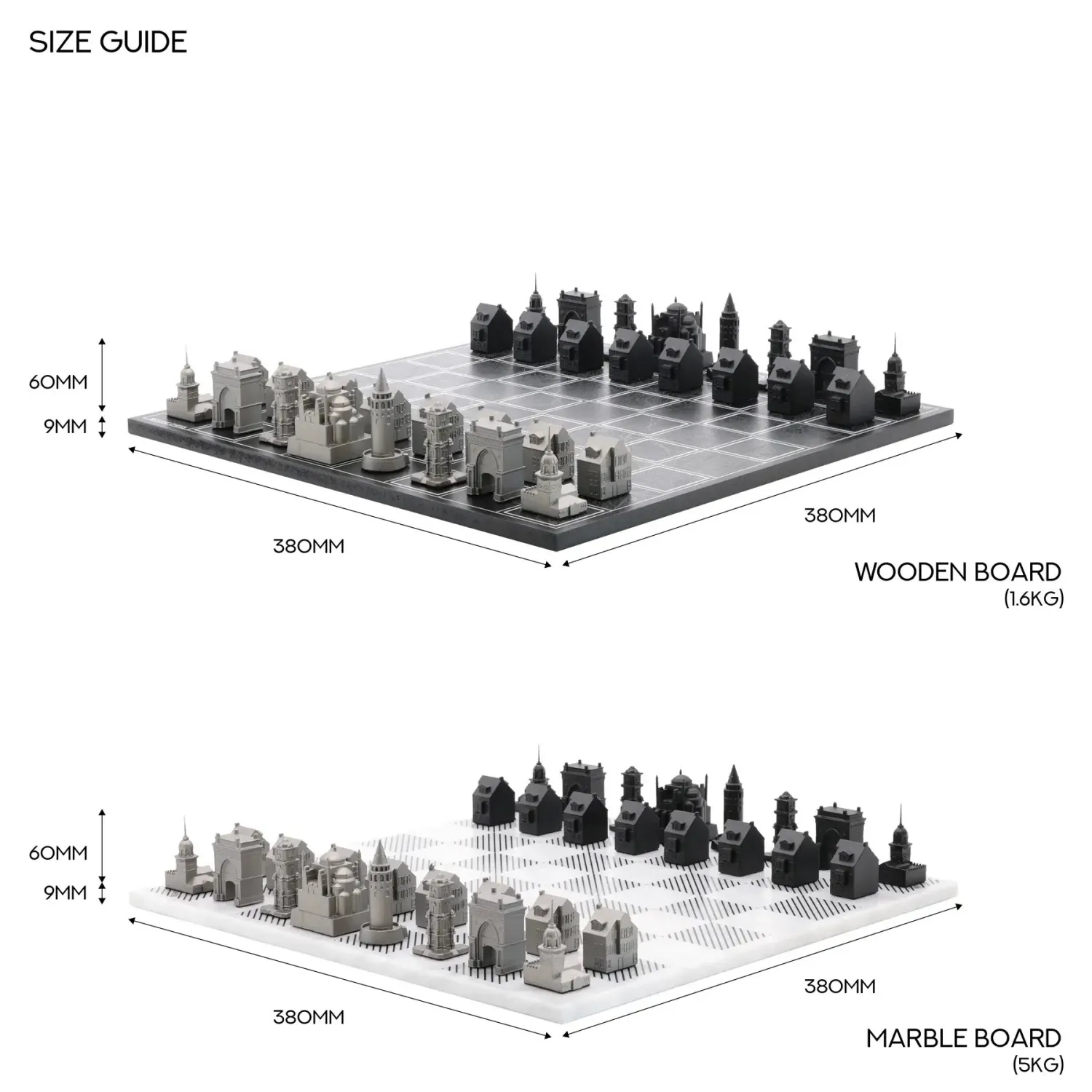 Joc de sah Skyline Istanbul Marble