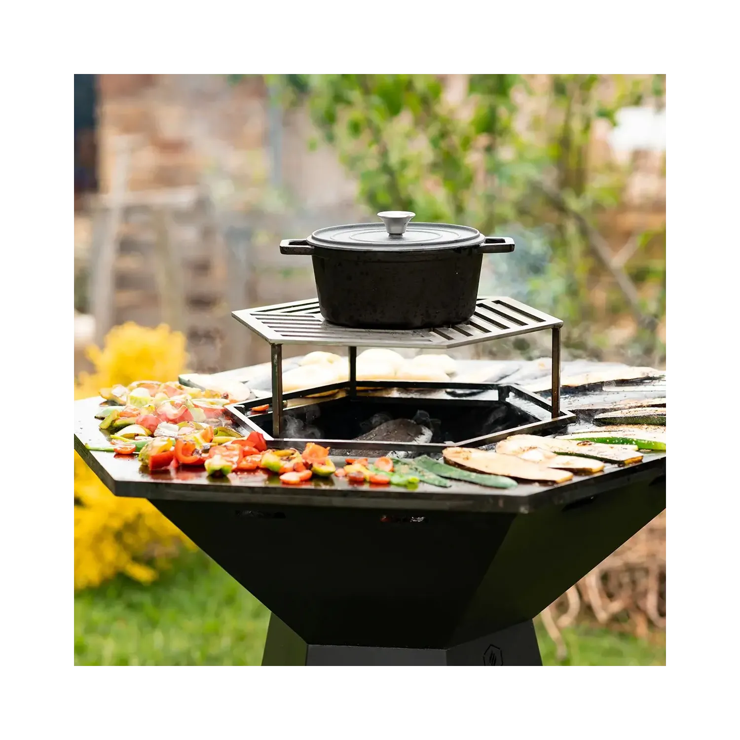 Gratar Hexagon Pack Festin Black 105cm