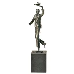 Statueta bronz "Jos palaria"