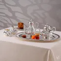 Set ceai cafea argint masiv Meridiani