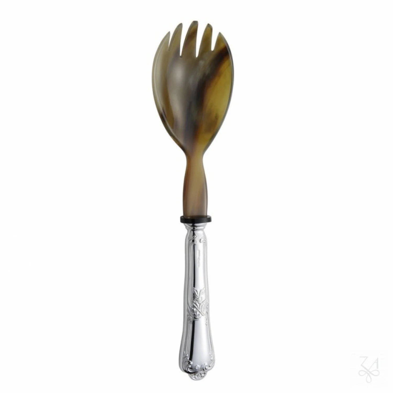 Set tacamuri argint masiv Floreale, 77 piese