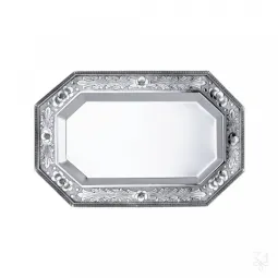 Set tava cu 8 pahare argint masiv Poppy placate cu aur