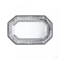 Set tava cu 8 pahare argint masiv Poppy placate cu aur