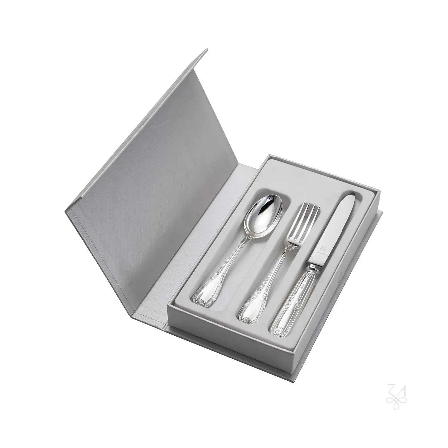 Set 3 tacamuri copii argint masiv Impero