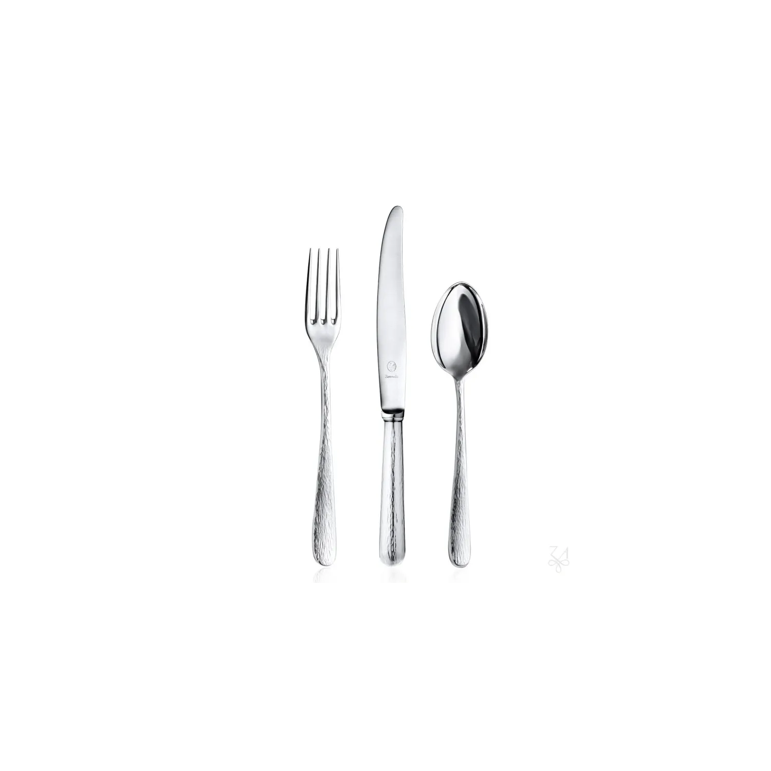 Set 3 tacamuri argint masiv 925 Svedese Hammered