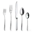 Set 60 tacamuri argint masiv 925 Svedese Hammered