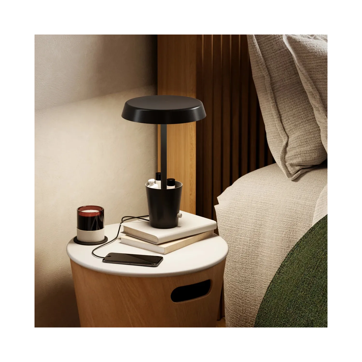 Lampa de birou cu depozitare Umbra CUP