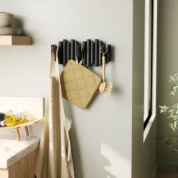 Cuier Umbra Picket Rail negru
