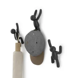 Cuier Umbra Buddy set 3 omuleti black