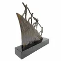 Statueta bronz masiv "Progres"