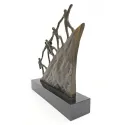 Statueta bronz masiv "Progres"
