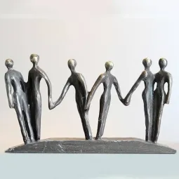 Statueta bronz "Echipa noastra"