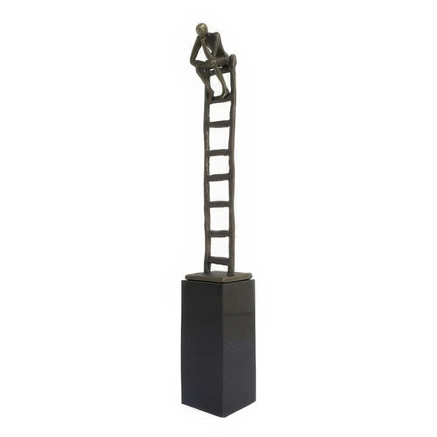 Statueta bronz "Ganditorul" S
