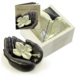 Statueta bronz "Noroc in palme"