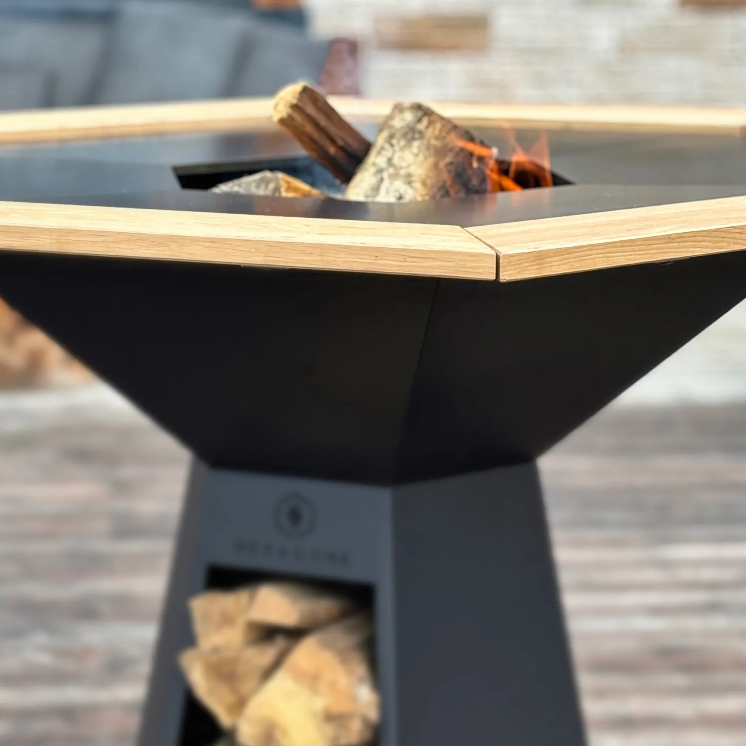 Gratar Hexagon Grand banquet Black 150cm
