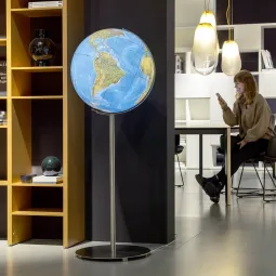 Glob scolar de podea cu lumina Duo Ø 51cm