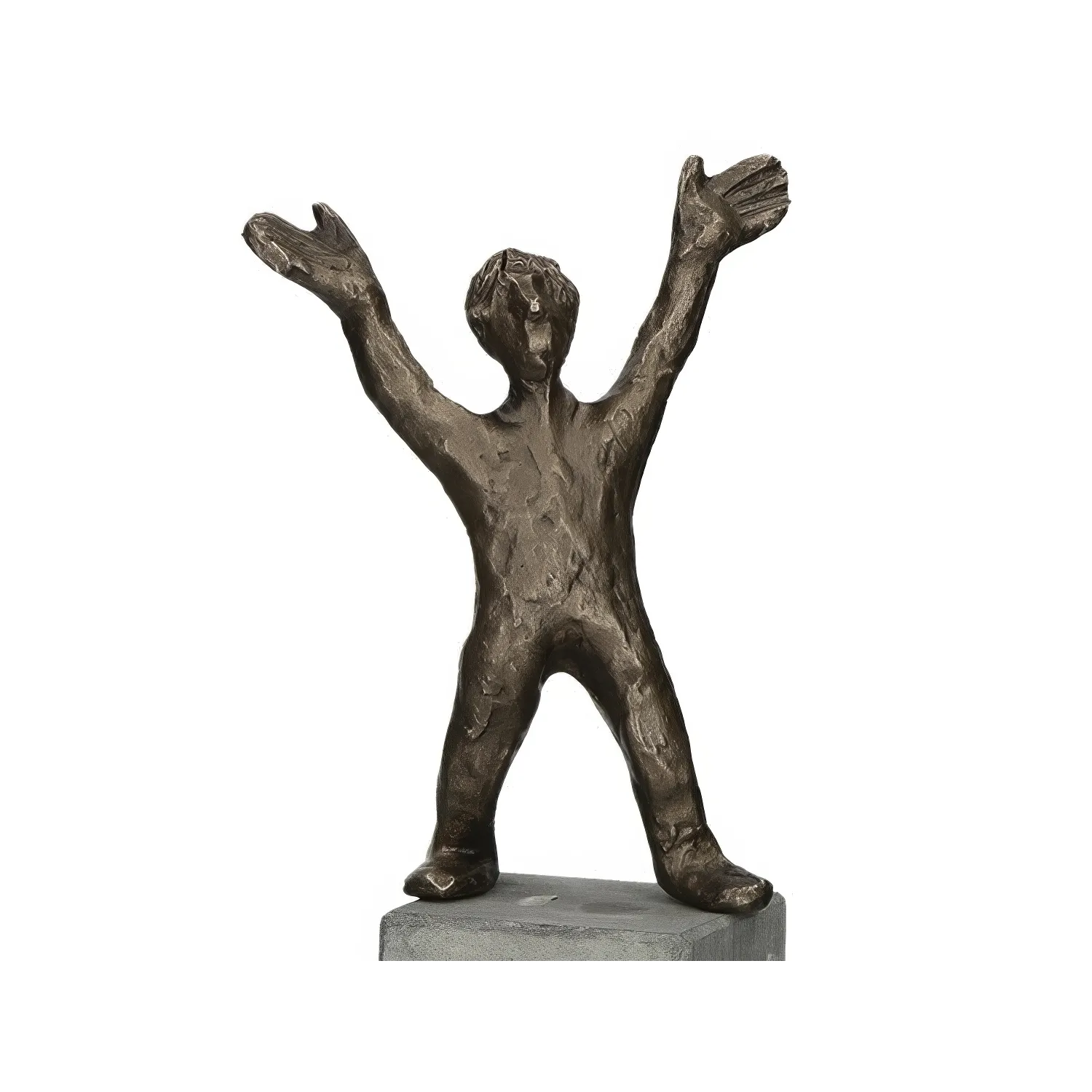 Statueta bronz "Felicitari" 34cm
