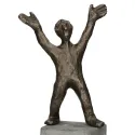Statueta bronz "Felicitari" 34cm