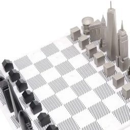 Joc de sah Skyline London vs New York Premium Marble