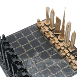 Joc de sah Skyline Dubai Luxury Bronze