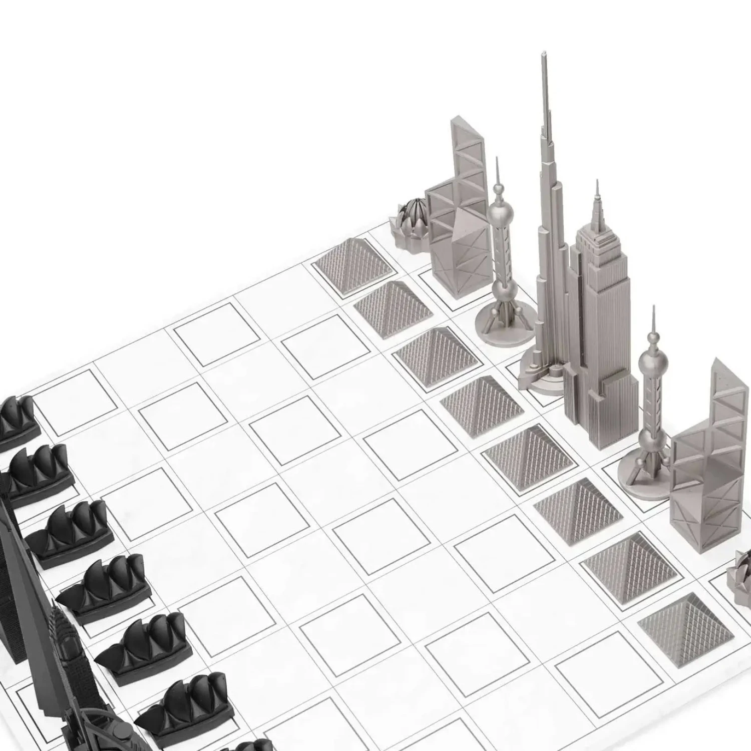 Joc de sah Skyline World Premium Marble