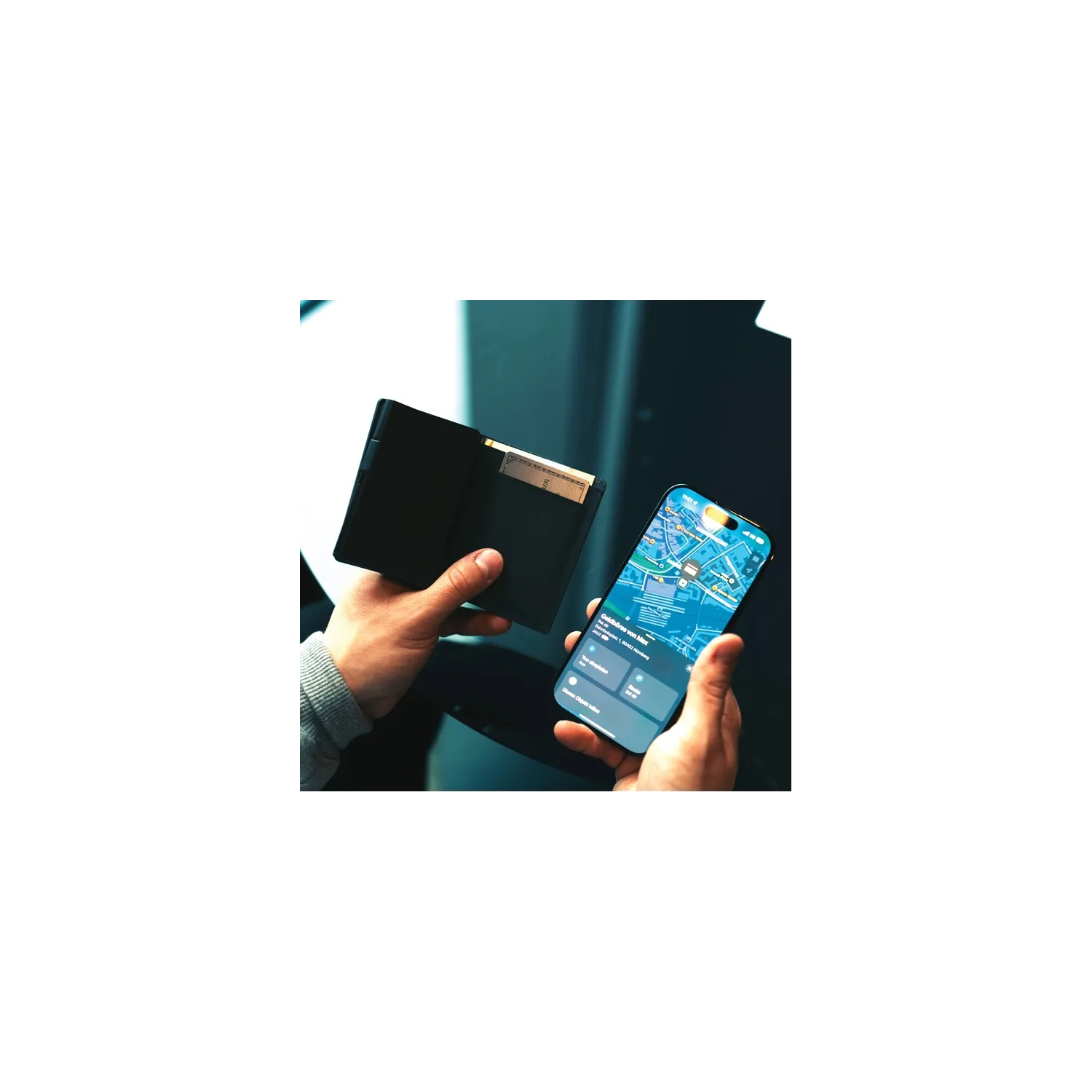 Portofel carduri cu localizare globală Seekcard