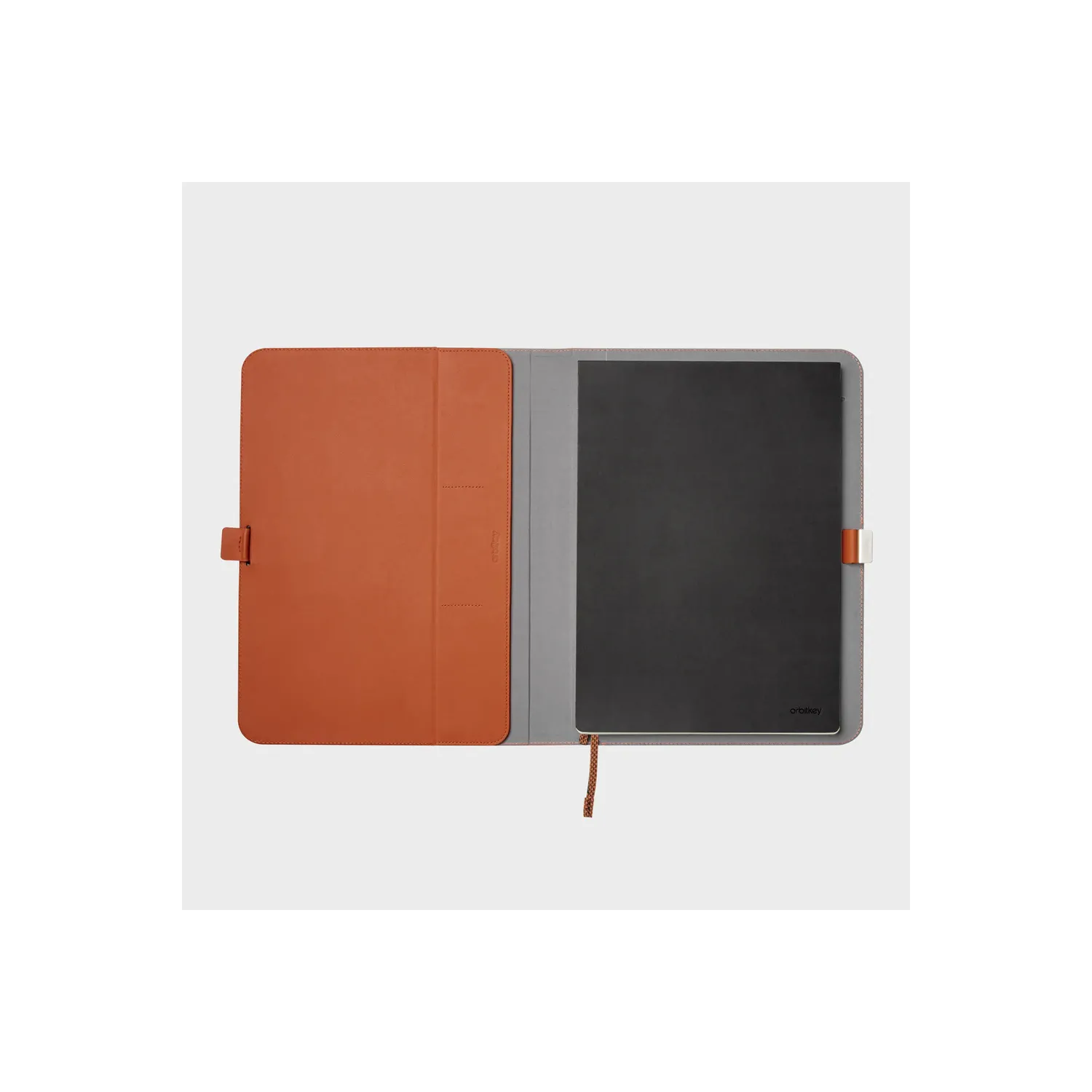Agenda piele A5 Orbitkey Compendium Terracotta