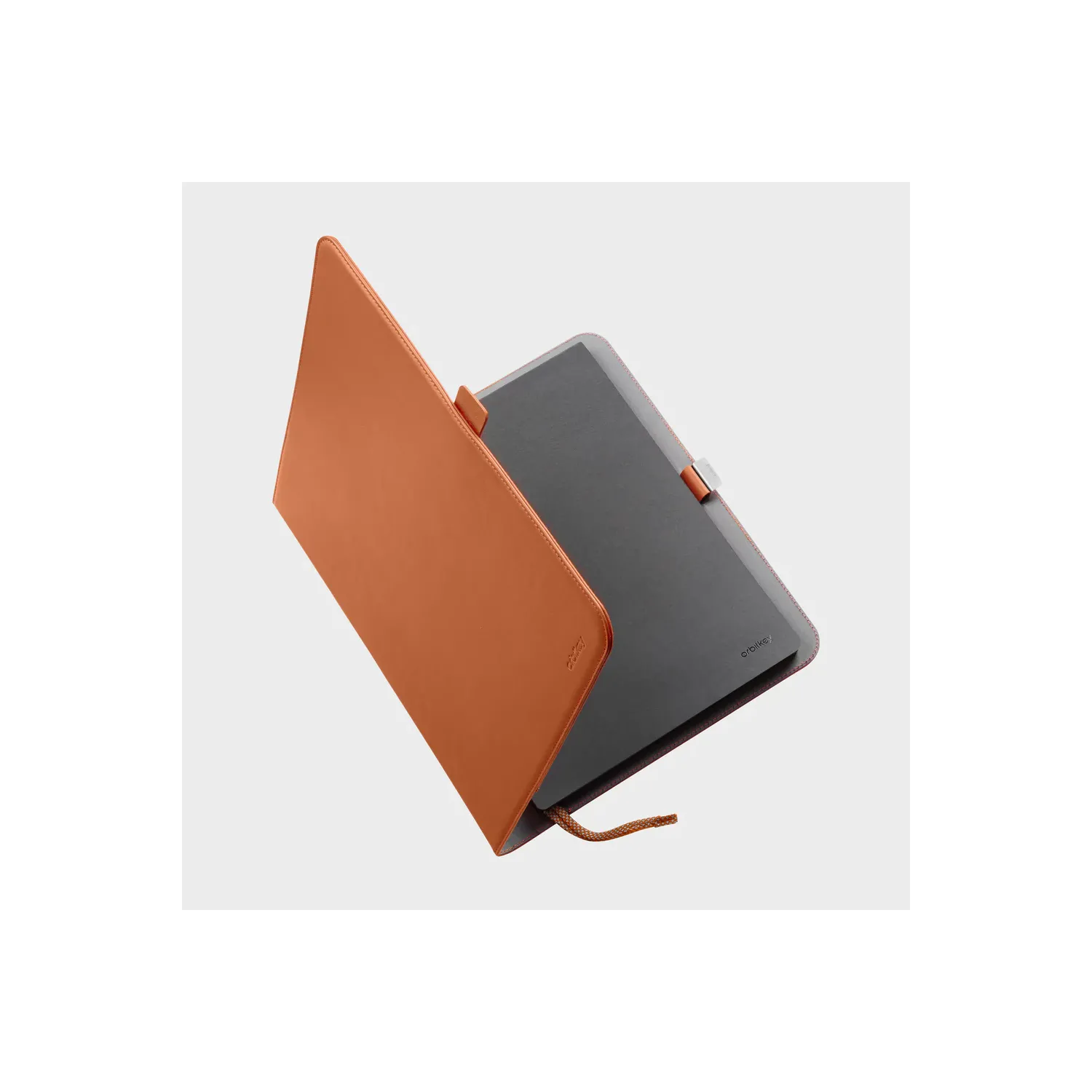 Agenda piele A5 Orbitkey Compendium Terracotta