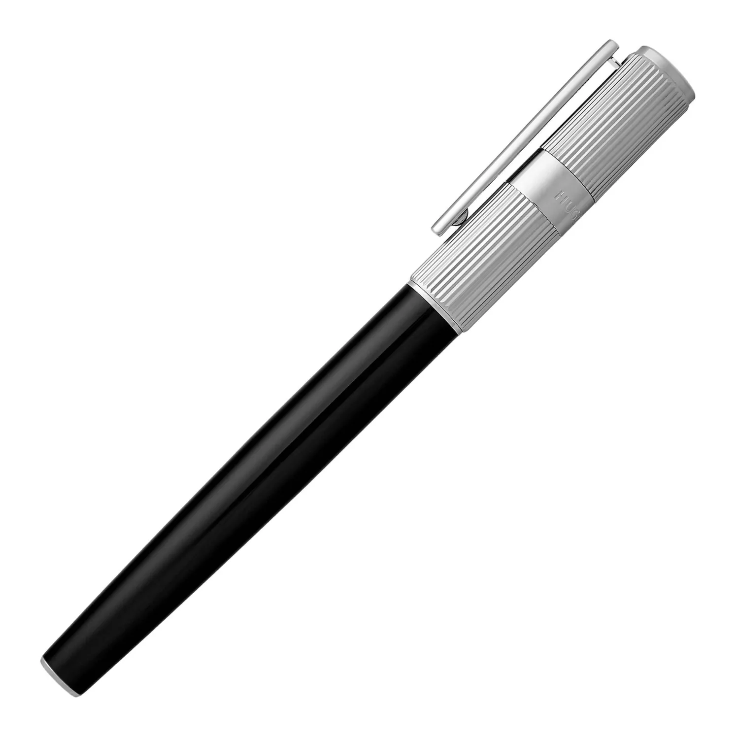 Set pix si stilou cu etui piele Hugo Boss Silver