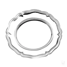 Farfurie argint masiv Settecento 20cm
