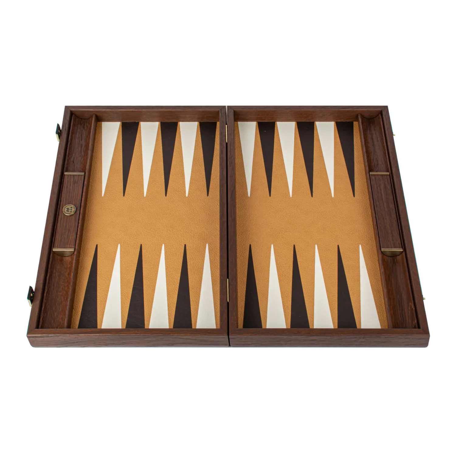 Joc de table Ostrich Tote Brown Leather