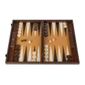 Joc de table Ostrich Tote Brown Leather