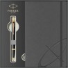 Set pix Parker IM Gold placat cu aur cu notes